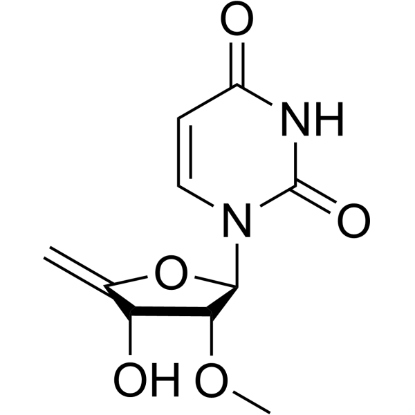4′,5′-Didehydro-5′-deoxy-2′-O-methyluridine Chemical Structure