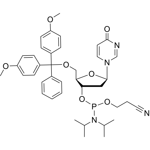 DMTr-dH2U-amidite Chemical Structure