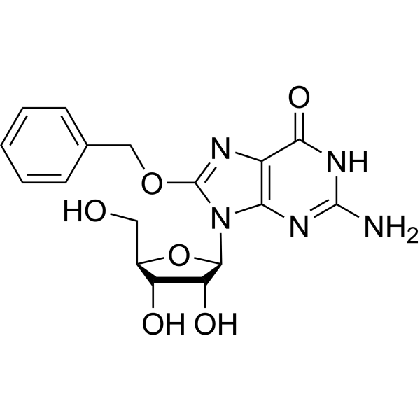 8-(Phenylmethoxy)guanosine Chemical Structure