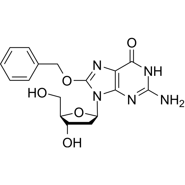 2′-Deoxy-8-(phenylmethoxy)guanosine Chemical Structure