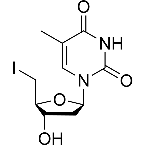 5′-Deoxy-5′-iodothymidine Chemical Structure