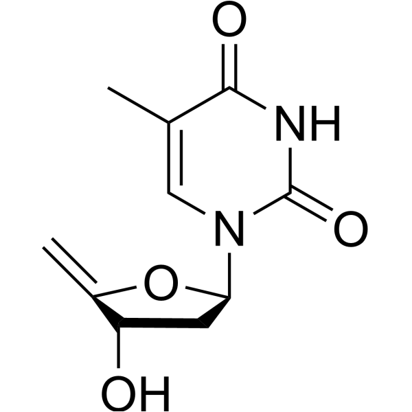 4’,5’-Didehydro-5’-deoxy thymidine Chemical Structure