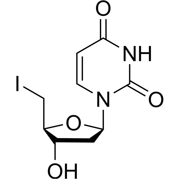 2′,5′-Dideoxy-5′-iodouridine Chemical Structure