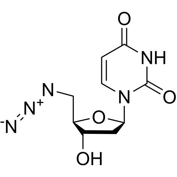 5’-Azido-2’,5’-dideoxyuridine Chemical Structure