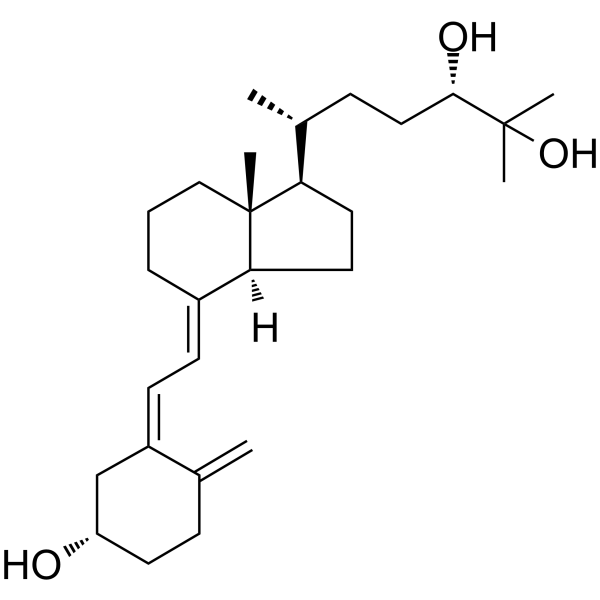 (24S)-24,25-Dihydroxyvitamin D3 Chemical Structure