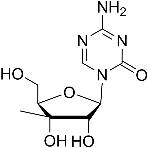 5-Aza-3’-beta-methylcytidine Chemical Structure