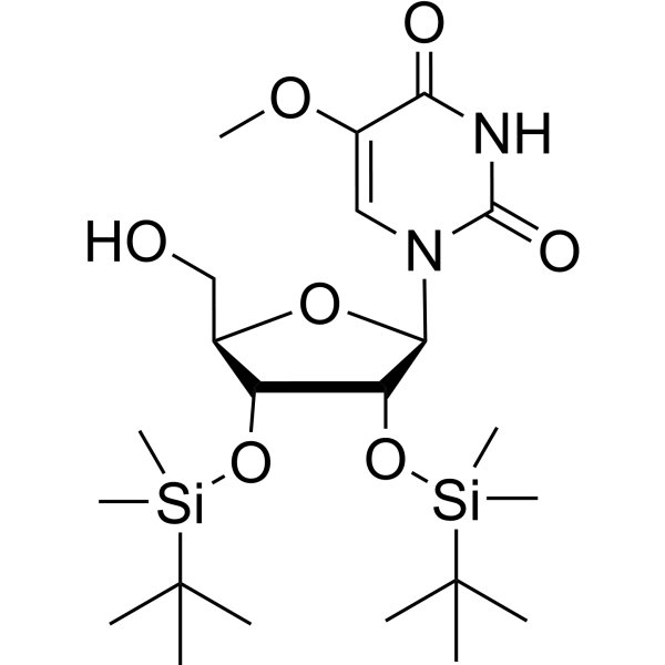 2’,3’-Bis(O-(<em>t</em>-butyldimethylsilyl)-5-methoxyuridine