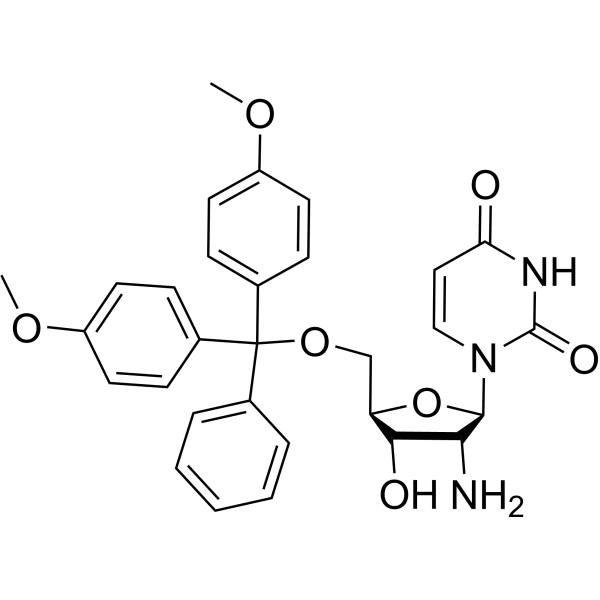 2′-<em>Amino</em>-5′-O-[bis(4-methoxyphenyl)phenylmethyl]-2′-deoxyuridine