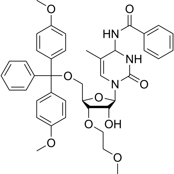N4-Benzoyl-5’-O-DMT-3’-O-(2-methoxyethyl)-5-methylcytidine Chemical Structure