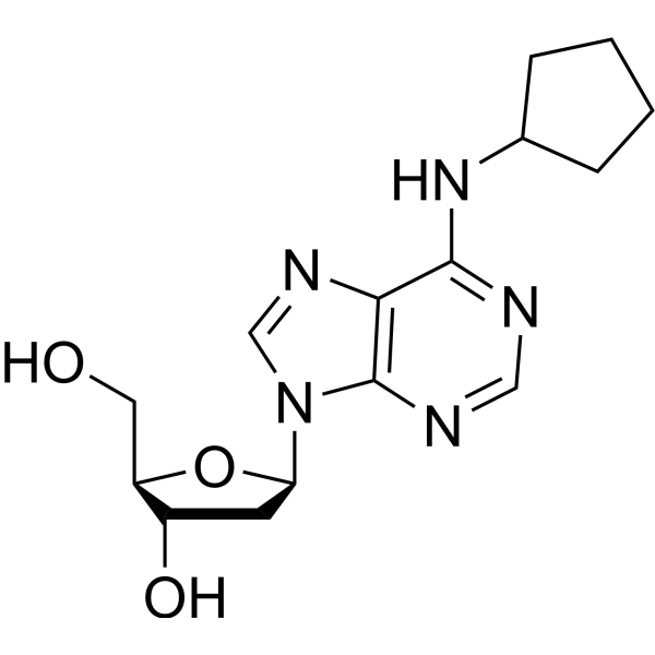 2’-Deoxy-N6-cyclopentyladenosine Chemical Structure