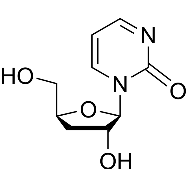 3’,4-Dideoxyuridine Chemical Structure