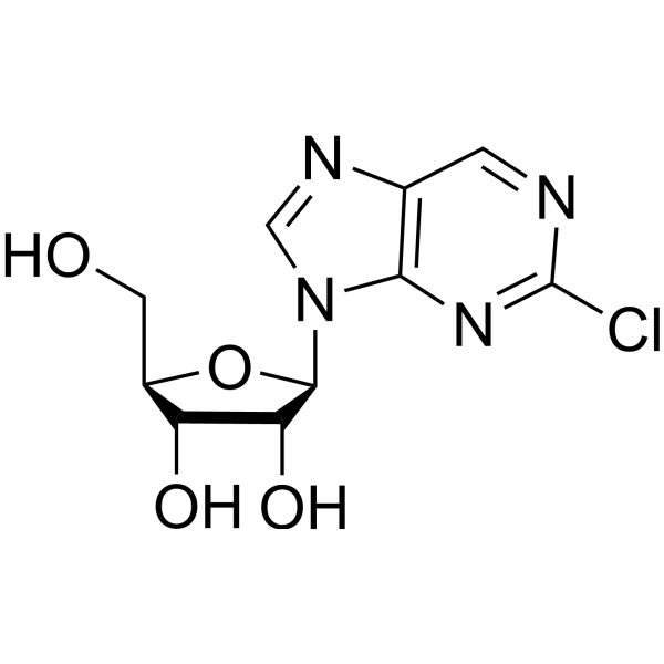 2-Chloro-9-(beta-D-ribofuranosyl)purine Chemical Structure
