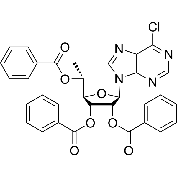 9-(5(R)-<em>C</em>-Methyl-2,3,5-tri-O-benzoyl-D-ribofuranosyl)-<em>6</em>-chloropurine