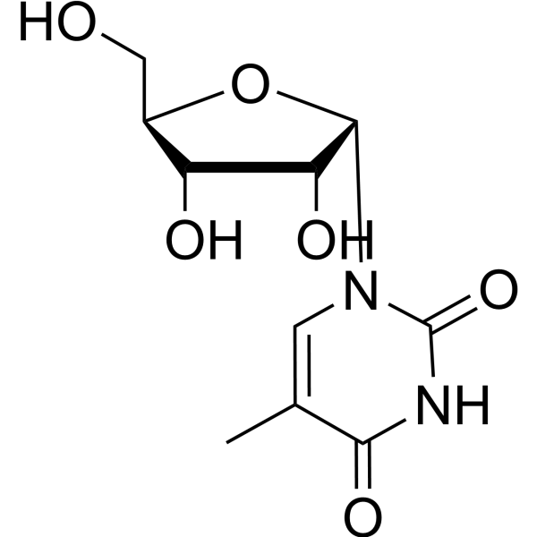 Alpha-5-Methyluridine Chemical Structure