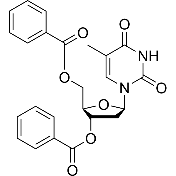 3’,5’-Di-O-benzoyl thymidine Chemical Structure