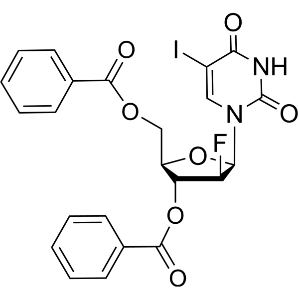 3',5'-Di-O-benzoyl fialuridine Chemical Structure