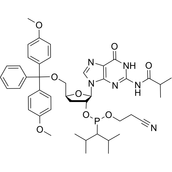 2’-dG (iBu)-2’-phosphoramidite Chemical Structure