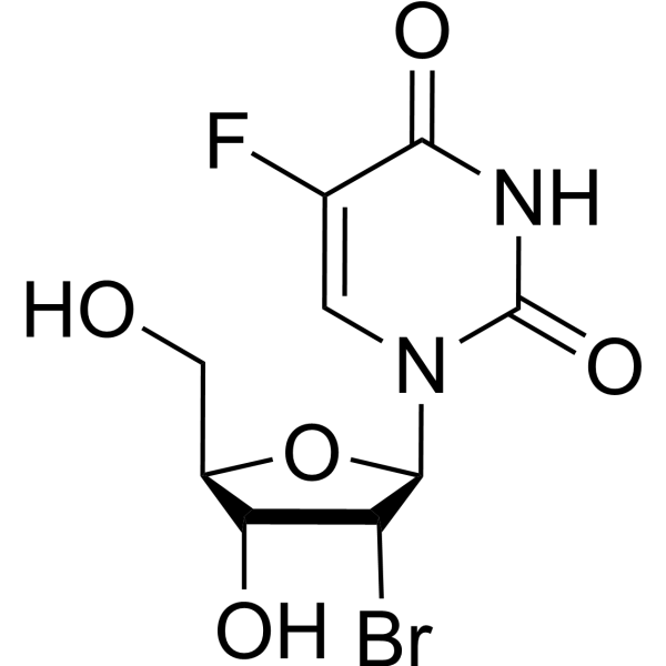 2’-Bromo-2’-deoxy-5-fluorouridine Chemical Structure