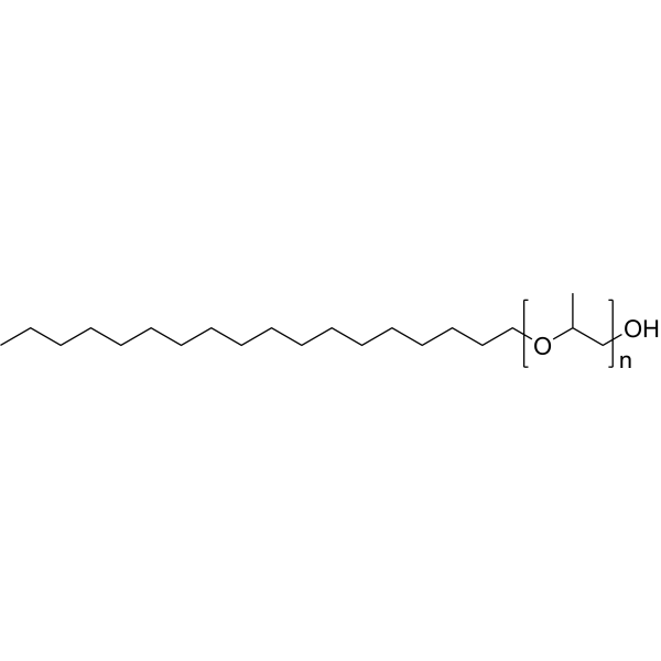 Polyoxypropylene stearyl ether Chemical Structure