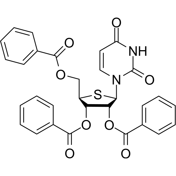 2',3,5'-Tri-O-benzoyl-4'-thiouridine Chemical Structure