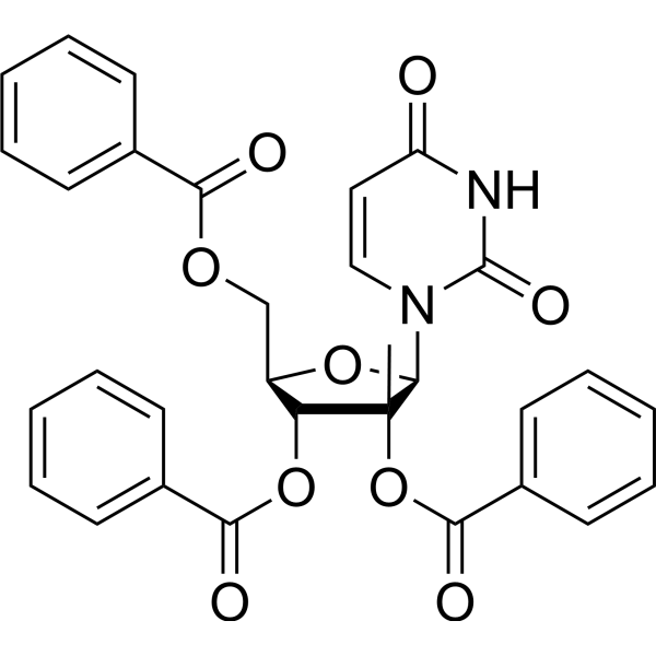 <em>1</em>-(2,3,5-Tri-O-benzoyl-2-<em>C</em>-methyl-β-D-ribofuranosyl)-2,4(<em>1</em>H,3H)-pyrimidinedione