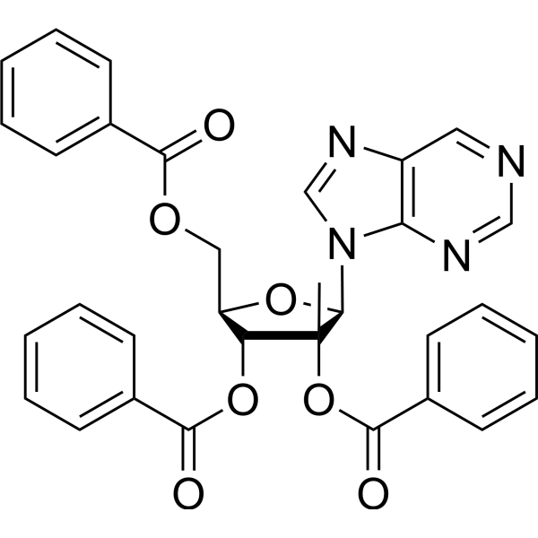 9-(2-β-<em>C</em>-Methyl-2,3,5-tri-O-benzoyl-β-D-ribofuranosyl)purine