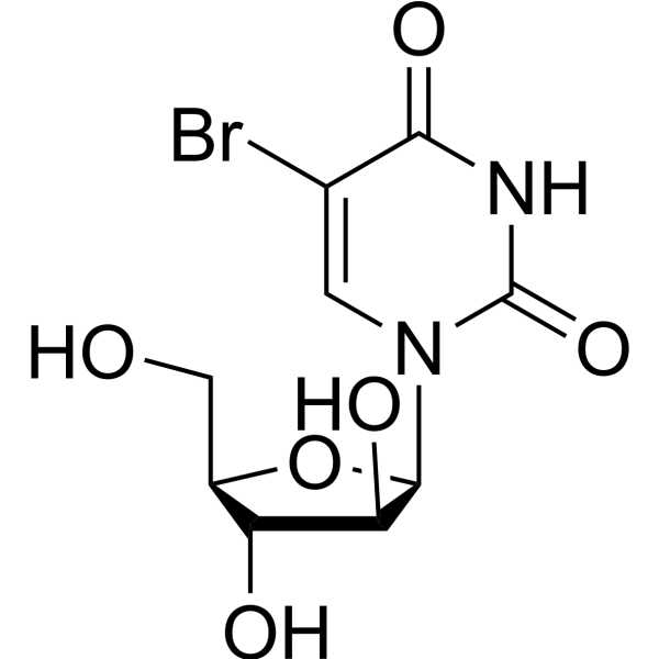 1-β-D-Arabinofuranosyl-5-bromo-2,4(1H,3H)-pyrimidinedione Chemical Structure