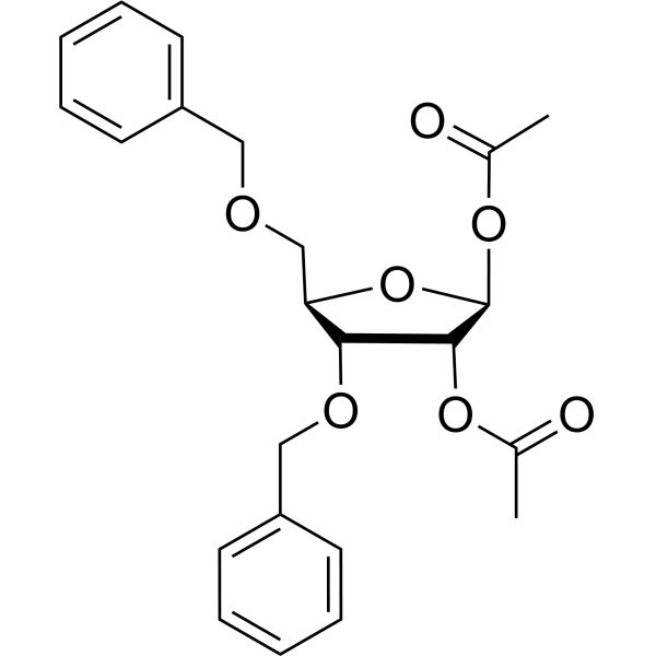 1,2-Di-<em>O</em>-acetyl-3,5-di-<em>O</em>-benzyl-D-xylofuranose