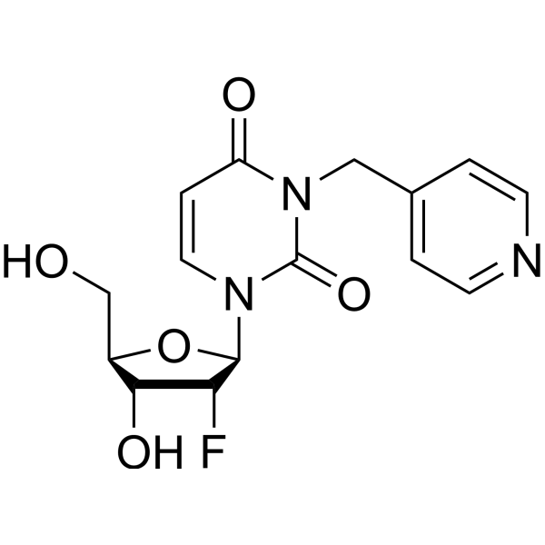 2’-Deoxy-2’-fluoro-N3-[(pyrid-4-yl)methyl]uridine Chemical Structure