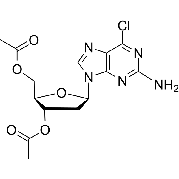 2-<em>Amino</em>-6-chloropurine-3’,5’-di-O-acetyl-2’-deoxyriboside