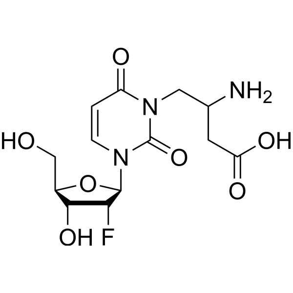 2’-Deoxy-2’-fluoro- N3-(2S)-(2-amino-3-carbonyl)-propyluridine Chemical Structure