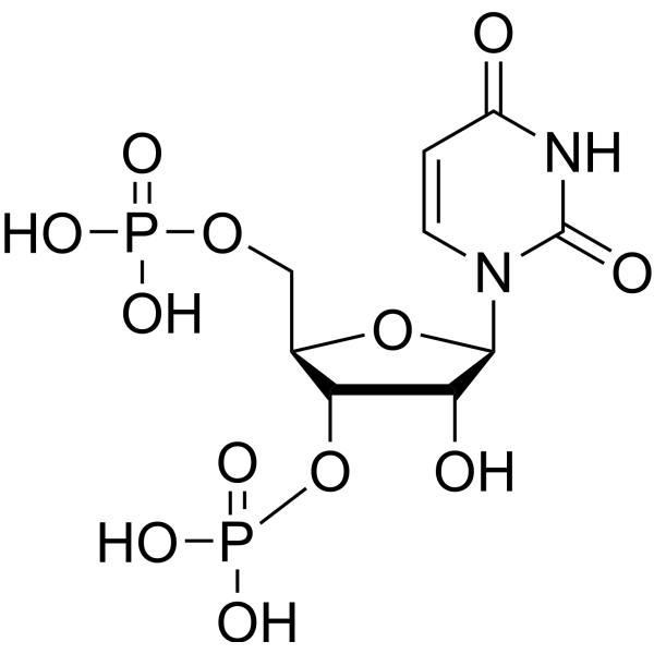 Uridine 3′,5′-diphosphate Chemical Structure