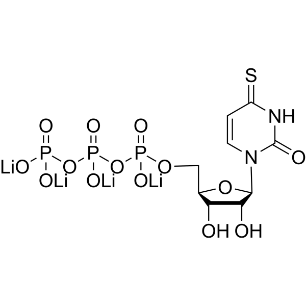 4-Thiouridine 5′-triphosphate tetralithium Chemical Structure
