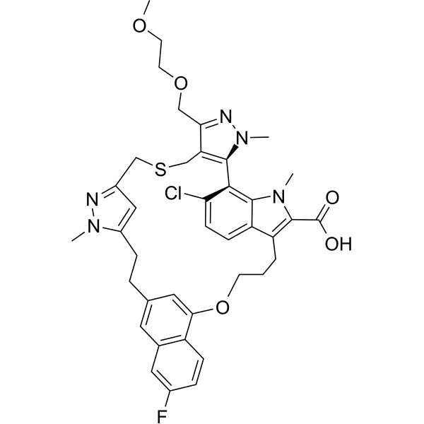 Mcl-1 inhibitor 14 Chemical Structure