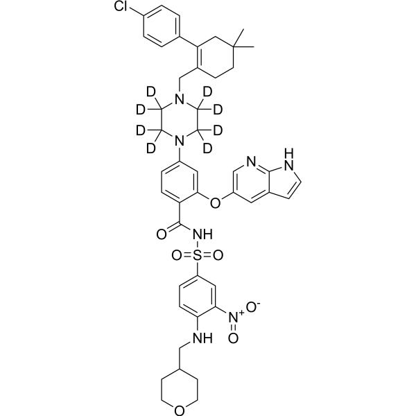 Venetoclax-d<sub>8</sub> Chemical Structure