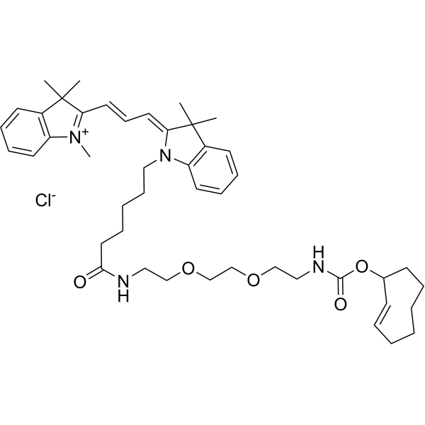 Cy3-PEG2-TCO Chemical Structure