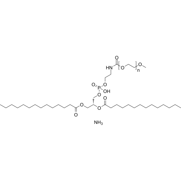 14:0 PEG350 PE Chemical Structure