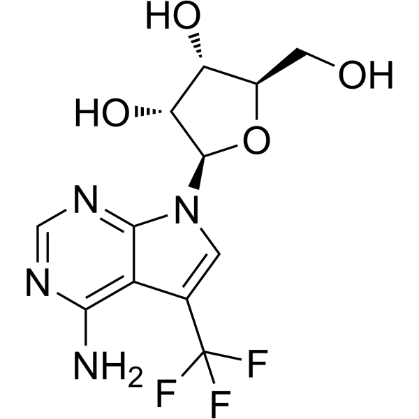Trifluoromethyl-tubercidin Chemical Structure