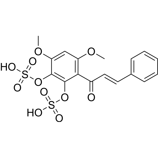 DDC 2′,3′-O-disulfate Chemical Structure