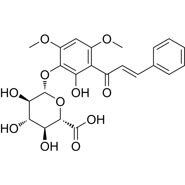 DDC 3′-O-β-D glucuronide Chemical Structure