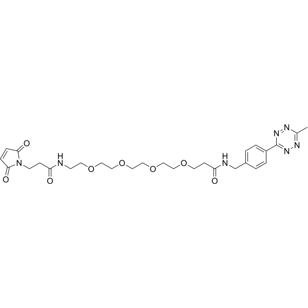 Me-Tet-PEG4-Maleimide Chemical Structure