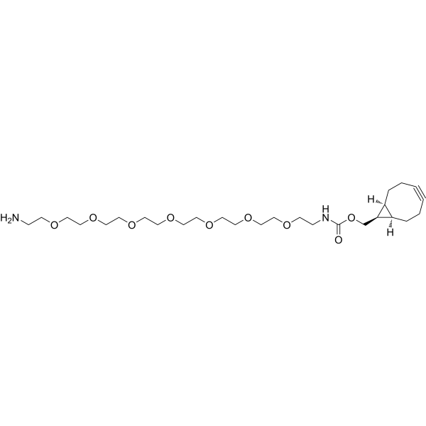 BCN-endo-PEG7-NH2 Chemical Structure