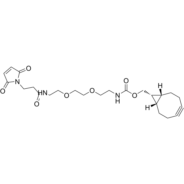 BCN-endo-PEG2-maleimide Chemical Structure