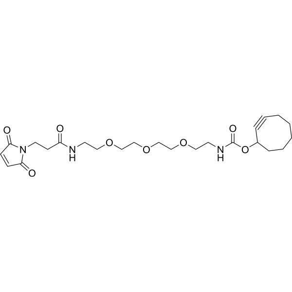 SCO-PEG3-Maleimide Chemical Structure