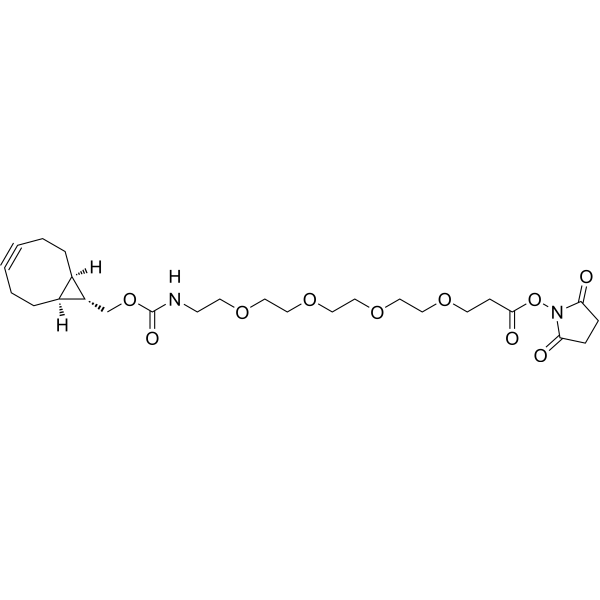 BCN-exo-PEG4-NHS Chemical Structure
