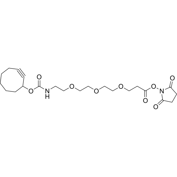 SCO-PEG3-NHS Chemical Structure