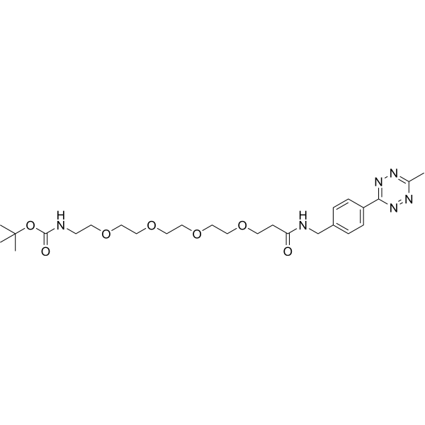 Me-Tet-PEG4-NHBoc Chemical Structure