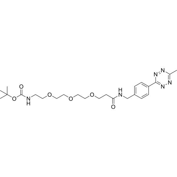 Me-Tet-PEG3-NHBoc Chemical Structure