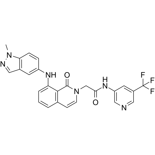 DDR1/2 inhibitor-2 Chemical Structure