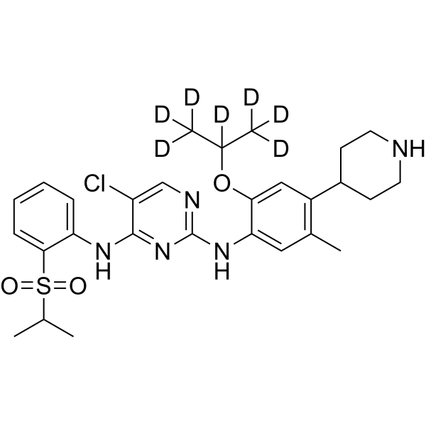 Ceritinib-d<sub>7</sub> Chemical Structure